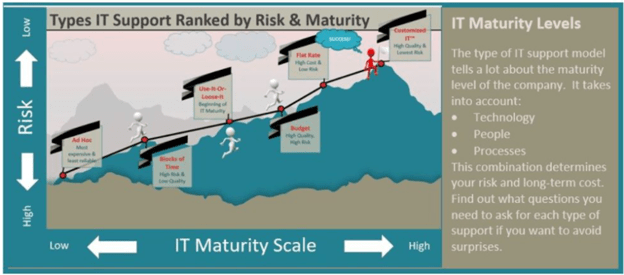 IT Support Ranked by Risk and Maturity